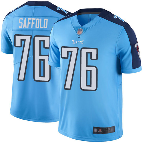 Tennessee Titans Limited Light Blue Men Rodger Saffold Jersey NFL Football 76 Rush Vapor Untouchable